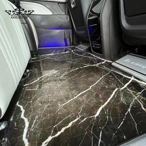 Dalles de marbre polies Goldtop OEM/ODM <span class=keywords><strong>Saint</strong></span>-<span class=keywords><strong>Laurent</strong></span>, style chinois moderne, pour sols et murs intérieurs de villas, grandes dalles de pierre personnalisées - Product Image 6