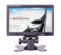 Moniteur de voiture OEM industriel 7 pouces 9 pouces 12V, écran LCD LED, écran de voiture, mise en miroir de l'écran, support de siège arrière rotatif, caméra de recul