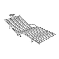 Fauteuil de massage pour piscine et spa en acier inoxydable, lit d'eau, design ergonomique pour le soulagement du stress et la relaxation corporelle