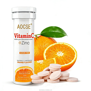 Comprimés effervescents de vitamine C soluble à formule Advancecd sous marque privée pour un soutien immunitaire puissant, suppléments de vitamine C et de zinc - Product Image 1
