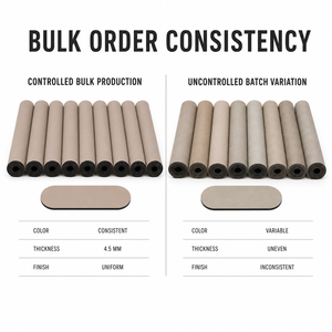Gomme en PU 183x68cm 4.5mm Forme capsule ovale Absorbant la transpiration Sans logo personnalisé Marque privée Vente en gros Surface PU Premium - Product Image 4