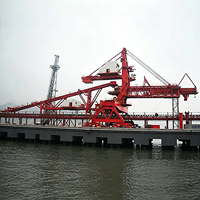 Déchargeur continu de ciment en vrac pour navires, déchargeur automatique de marchandises, chargeur de navires de 500 tonnes et 800 tonnes