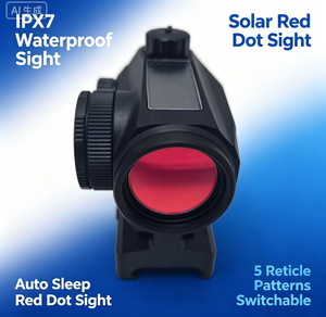 Mira Telescópica HD-71C con Sensor <span class=keywords><strong>de</strong></span> Movimiento Solar, Punto Rojo 1x21, Aluminio Multicapa, Resistente al Agua IPX7, 5 Retículas, Apagado Automático, 10 Niveles <span class=keywords><strong>de</strong></span> Brillo - Product Image 5