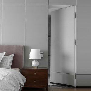 Puerta Moderna <span class=keywords><strong>de</strong></span> Madera con Revestimiento <span class=keywords><strong>de</strong></span> Melamina, Aislamiento Acústico, para Uso Interior en Sala <span class=keywords><strong>de</strong></span> Estar u Hotel - Product Image 2