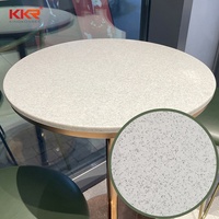 Modernes einzigartiges Design feste Oberfläche Tischplatte Marmor Stein Esstisch Restaurant Hotel Fast Food Tisch und Stühle