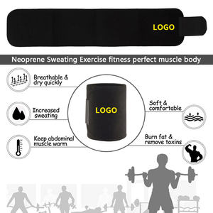 Sabuk pemangkas pelangsing pinggang, sabuk pembungkus Fitness Sauna penurun berat badan, bisa disesuaikan untuk pria wanita - Product Image 5