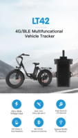 Rastreador GPS Kingwo LT42 4G para Bicicleta Eléctrica y Motocicleta Eléctrica con BLE 5.0 RS485 TTL Opcional