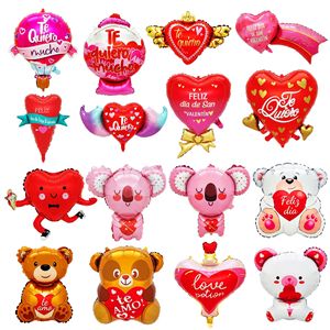 Ballons en aluminium Saint-Valentin espagnols à succès, bouquet d'amour 520, décoration de scène de confession et de demande en mariage, décoration de fête - Product Image 1