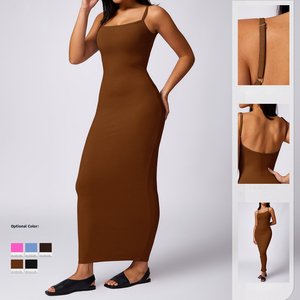 Abiti personalizzati di alta qualità da donna nuovo Design traspirante abito lungo ad asciugatura rapida per abiti da festa da donna Casual vita quotidiana - Product Image 4