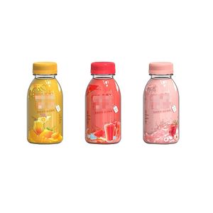 Fabrika toptan 250ml plastik şişeler içecek kahve yoğurt ambalaj <span class=keywords><strong>PET</strong></span> plastik şişeler - Product Image 3