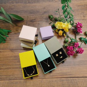 Bespoke Jewelry Set Drawer Box | Rigid Sliding Paper Case | Sustainable Maker - Product Image 1