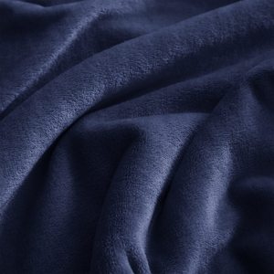 Atacado Microfibra Tamanho Médio 100% Poliéster Lance Velo Cama Cor Sólida Macia Flanela Cobertor para Casa - Product Image 5