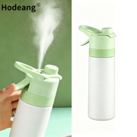 Bouteille d'eau sport en gros à sublimation vierge avec pulvérisateur de brume, OEM pour activités de plein air