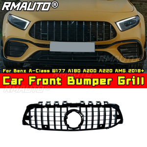 Parrilla Delantera para Auto, Rejillas de Carreras, Kit de Carrocería para Mercedes Benz Clase A W177 A180 A200 A220 AMG 2018+, Accesorios para Auto - Product Image 1