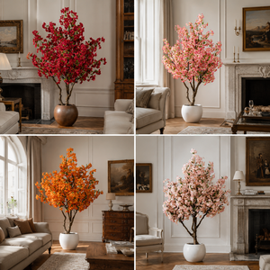 <span class=keywords><strong>Arbre</strong></span> artificiel de luxe Bougainvillea et Fleur de Cerisier avec <span class=keywords><strong>pot</strong></span> lesté pour décoration intérieure et extérieure, événements et mariages, qualité professionnelle - Product Image 6