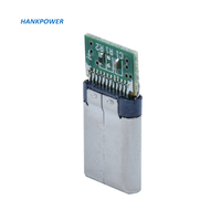 Type-c 2.0 Connecteur USB 24PIN Données de charge 4 cœurs Fiche mâle Type c