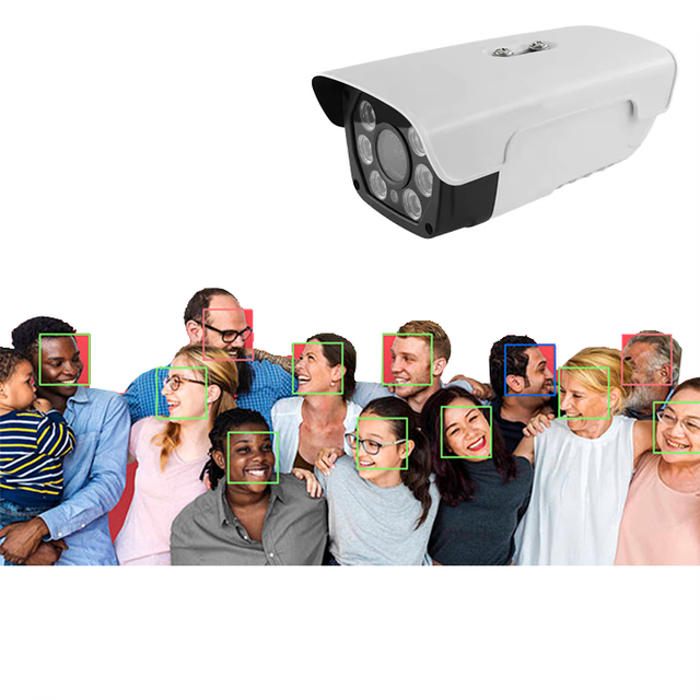 Smart 5MP Face Detection Facial Recognition Intrusion Detection AI IP Camera 4CH POE Surveillance System NVR 1 Year Night Vision