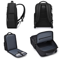 Sac à dos pour ordinateur portable pour homme, nouvelle conception, nylon haute ténacité, rangement scientifique, professionnel, avec bretelles rembourrées, multi-poches