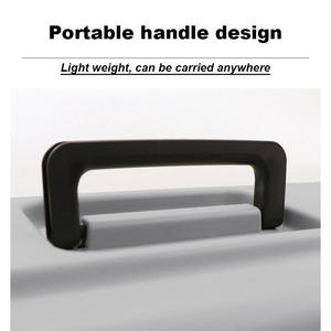 Neue grün-lila, robuste PP-Materialien, umweltfreundliche 23 Zoll x 15 Zoll x 13 Zoll große, einseitige, harte Sicherheits-Transportbox für Katzen und Haustiere - Product Image 4