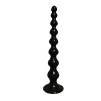 Plug anal étanche de 10/14 pouces avec perles, dilatateur de queue, jouets sexuels pour hommes et femmes, modèle OEM A055, vente en gros