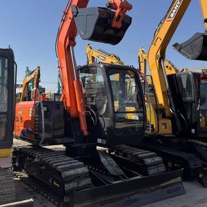 Grande réduction, mini-excavatrice Hitachi ZX70 d'occasion du Japon, 7 tonnes, moteur d'origine avec EPA/CE, excavatrice d'occasion - Product Image 1