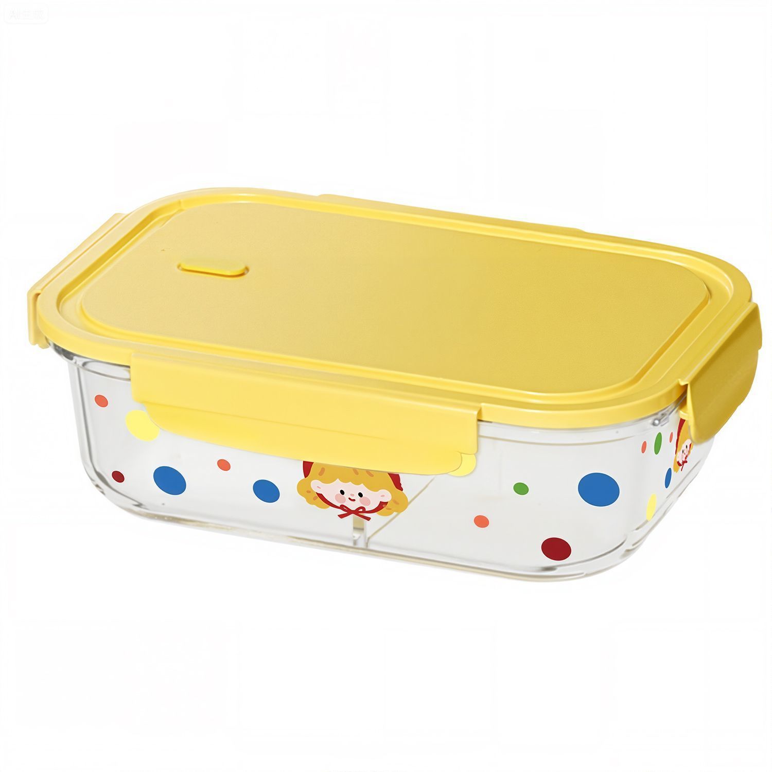 Food Grade Borosilicate Glass Storage Container Set Waterproof Freshness Preservation Printing Eco-Friendly Large Capacity view 2