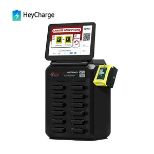 Poder banco aluguer carregamento vending machine Heycharge móvel App leitor de cartão compartilhado portátil celular carregamento estação