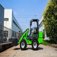 Elektrischer Landwirtschafts-Radlader 0,26m3 Schaufel 5-6 Std. Arbeitszeit LiFePO4-Batterie Kompaktlader für Bauernhof und Ranch