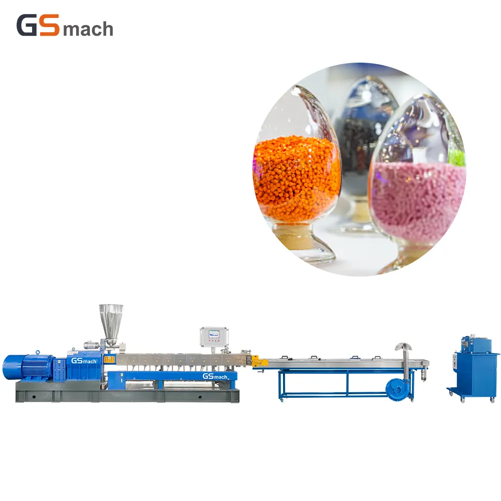 Granuli di plastica a colori Masterbatch che fanno macchina macchina per estrusione granulatore di plastica