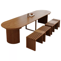 Table à manger extensible moderne, table coulissante conçue pour les maisons modernes, alliant style 5 étoiles et matériaux haut de gamme, table transformable