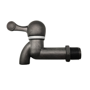 High End Matte Black Color Low Price Bathroom Plastic Health Durable Water Faucet 1/2" Water Tap - Product Image 6