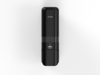 Distributeur de savon mousse double S-8181 avec personnalisation du logo OEM/ODM, bouteille rechargeable de 250 ml, mural, moderne, pour salle de bain domestique