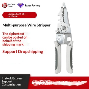 Key plate <b>wire</b> stripping pliers industrial grade 7 inch multi-function <b>wire</b> splitting <b>wire</b> drawing <b>wire</b> winding peeling <b>wire</b> - Product Image 1
