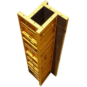 Coluna ajustável resistente do quadro modular construindo o molde do aço com a madeira compensada para formulários concretos