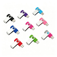 Flashdisk USB Putar Logo Kustom 2.0 3.0 Grosir 128MB 1GB 2GB 4GB 8GB 16GB 32GB 64GB 128GB Memory Stick Pendrive