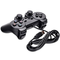 Manette de jeu filaire USB pour PC Ordinateur Portable Arcade Vibration Gaming Joystick