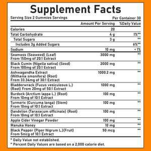 Gomitas de Semillas Negras y Ashwagandha de Alta Calidad OEM con Seamoss, Mejora la Absorción de Nutrientes y Refuerza el Sistema Inmunológico - Product Image 6