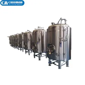 Cassman 1000L 2000L 3000L 5000L bể bia sáng bể chứa vỏ bọc cho microbrewery
