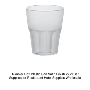 Vaso de Plástico Rox San 27 cl Satinado, Altura 10 cm, Diámetro 8.3 cm - Product Image 2