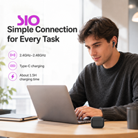 Écouteurs sans fil Air4 Wireless 6.0 10M 40mAh avec étui de charge 300mAh, 5H de musique, 4H d'appels, charge Type-C en 1,5H, écouteurs TWS sans fil