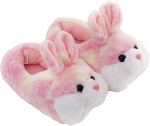 Pantoufles en peluche lapin à bas prix pour enfant, pantoufles amusantes et chaudes, chaussures d'intérieur, animaux, pantoufles en coton - Product Image 1