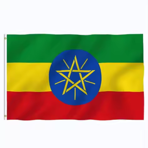 Tất cả các quốc gia 3x5 màu xanh lá cây màu xanh lá cây màu xanh lá cây màu xanh lá cây màu đỏ sao cờ ethiopian quốc gia cờ - Product Image 1