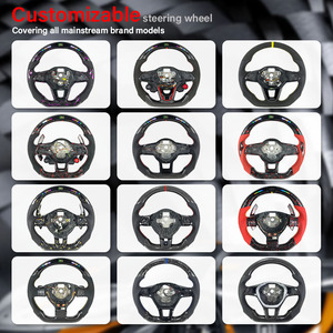 Volant en fibre de carbone texte personnalisé pour Volkswagen <span class=keywords><strong>Golf</strong></span> MK7 GTI <span class=keywords><strong>GTD</strong></span> R Gts R-Line Variant Pièces automobiles nouvellement mises à niveau - Product Image 6