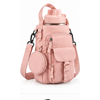 Sac isotherme en polyester avec doublure en aluminium pour bouteille d'eau, avec pochette de transport, idéal pour les voyages – Direct Usine