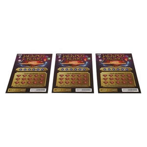 Wholesale Custom Original Card <b>Sticker</b> Game Machine Ticket Online Scratch Off Lottery Tickets - Product Image 5