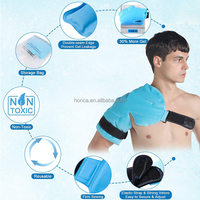Compresse de gel réutilisable personnalisable avec logo pour thérapie chaude et froide, idéale pour soulager les douleurs au dos, aux lombaires, aux épaules, aux bras, aux jambes et aux poignets.