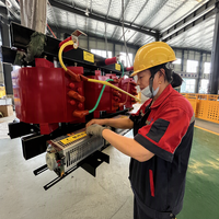 Transformateur triphasé sec moyenne tension PENGTAI 500KVA 1000KVA 20KV 35KV 480V 50/60Hz pour distribution d'énergie