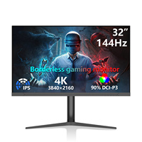 Moniteur de jeu PC 27 34 pouces 4K 240Hz 144Hz 32 pouces écran IPS panneau d'affichage LCD ordinateur 100% sRGB 1ms moniteur incurvé joueur
