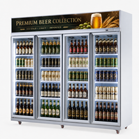 Réfrigérateur à boissons de bar, vitrine à bière, armoire de présentation de bière, qualité industrielle supérieure, design élégant, robuste et durable
