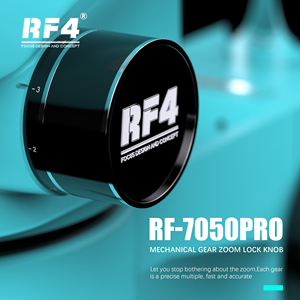 RF4 RF-7050PRO Newest Triocular <strong>Microscope</strong> 7-50X <strong>Magnification</strong> Zoom Knob 6 Gears Accurately Lock Stereomicroscopes